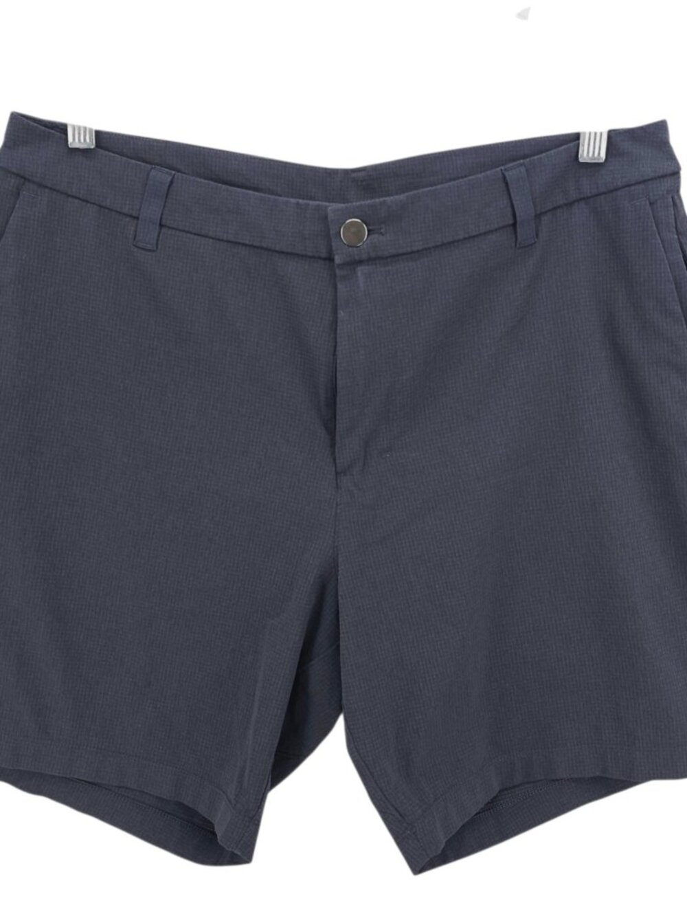 LULULEMON Commission Short Light 7" Obsidian Gray Ventlight Mesh Fabric Size 34